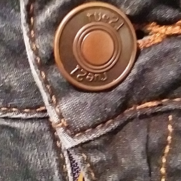 Rue 21 high rise destroyed skinny jeans sz 8*as is - Picture 6 of 16